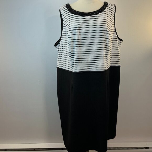 Maya Brooke Women's Sleeveless Dress and 3/4 Sleeve Jacket 2-Pc Set - Size 24W - Picture 2 of 8